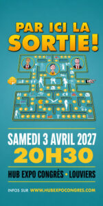 Affiche Par ici la sortie – Louviers – 3 avril 2027 à 20h30