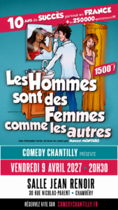 Affiche Les hommes sont des femmes comme les autres – Chambéry – 9 avril 2027 à 20h30